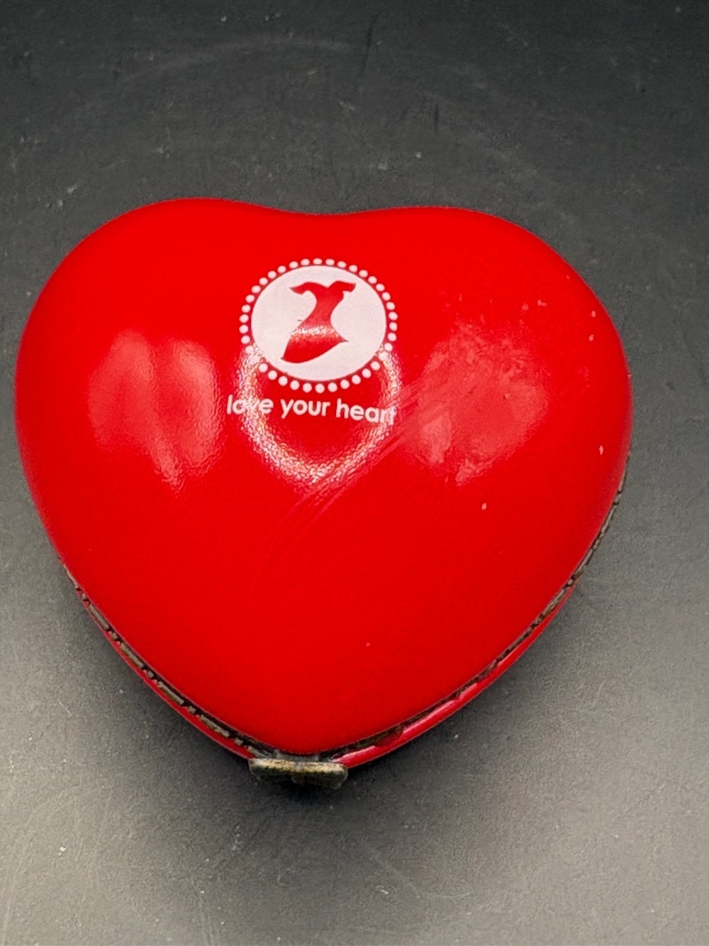 Little Red Dress Lover Your Heart Shaped Ceramic Trinket Box